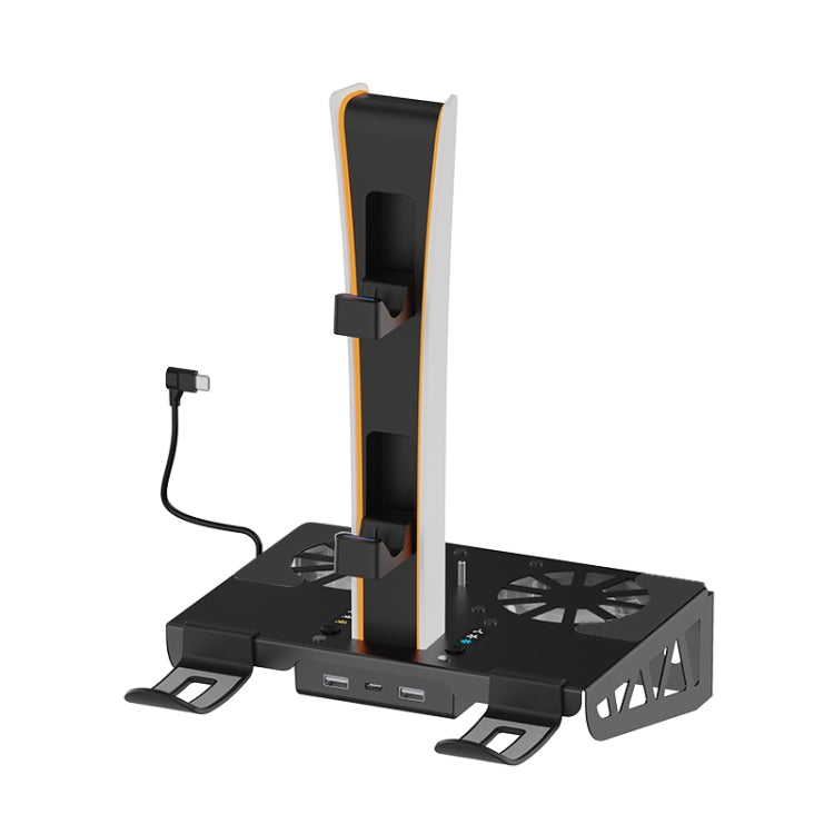 For PS5 Slim / PS5 iplay HBP-545 Wall Mount Charging Bracket(Black)