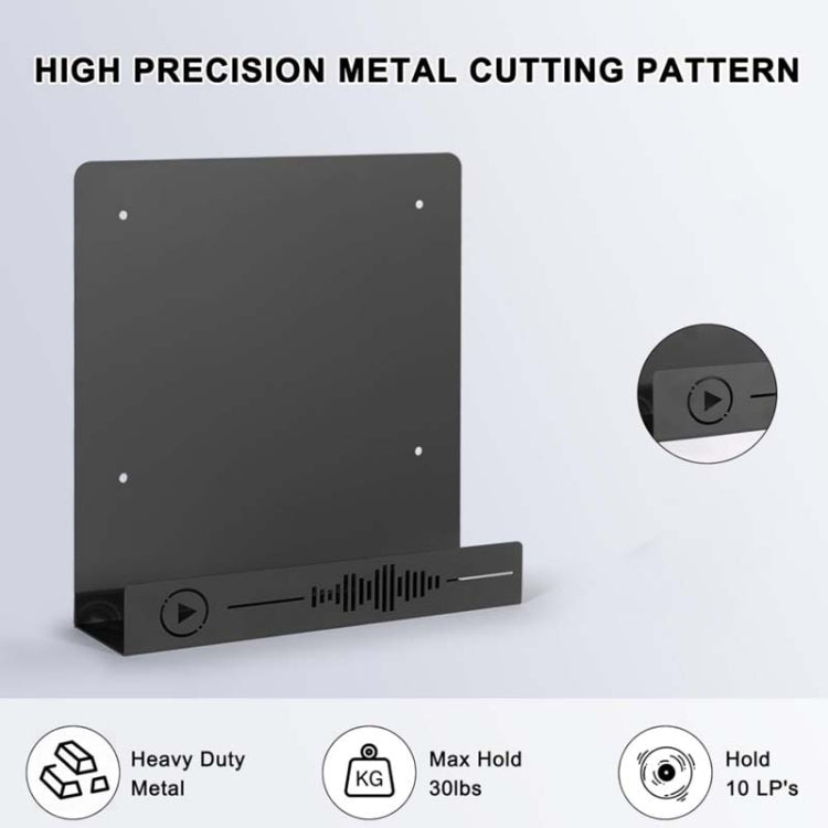 Vinyl Record Storage Wall Mounted Display Rack, YH011-1, YH011-2