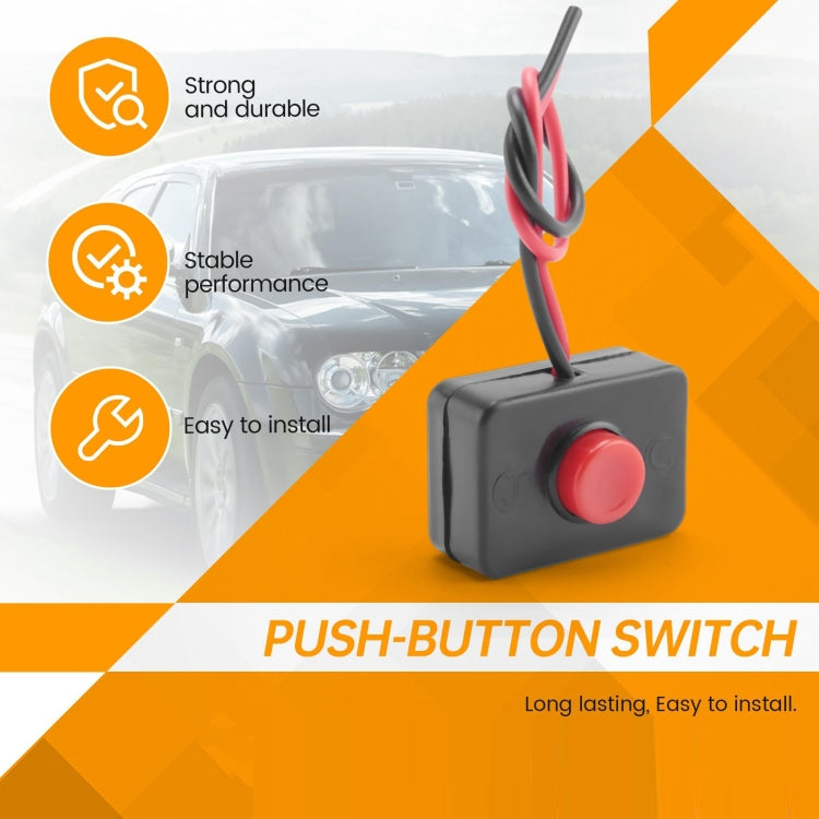 4pcs Car Circuit Wire Horn Small Switch Button