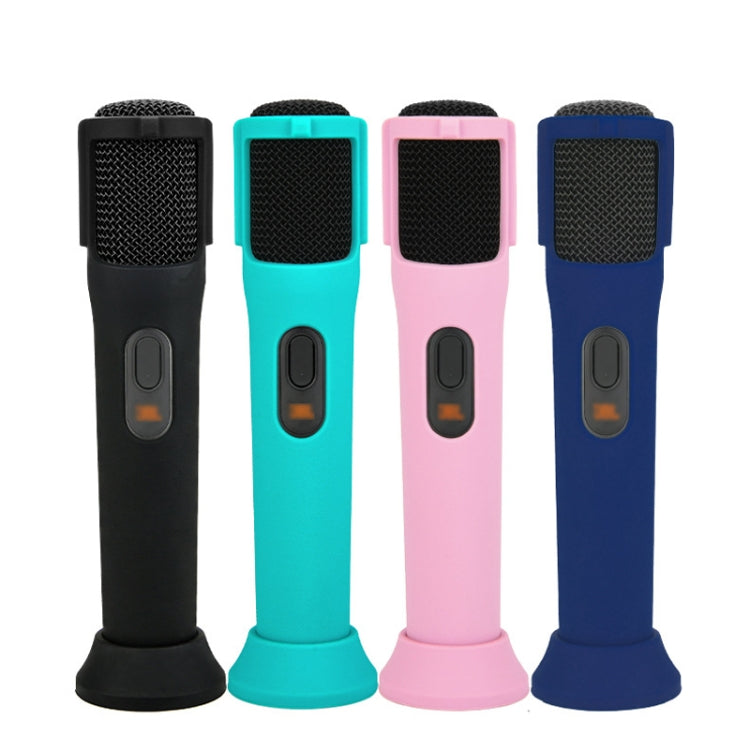 For JBL PartyBox Wireless Mic Silicone Protective Cover Microphone Case, Silicone Case(Black), Silicone Case(Blue), Silicone Case(Green), Silicone Case(Pink)