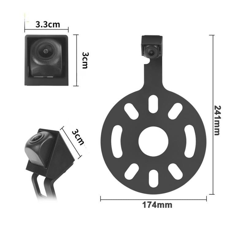 For Jeep Wrangler 2007-2018 Car Backup Tire Rear View Camera, JW-1