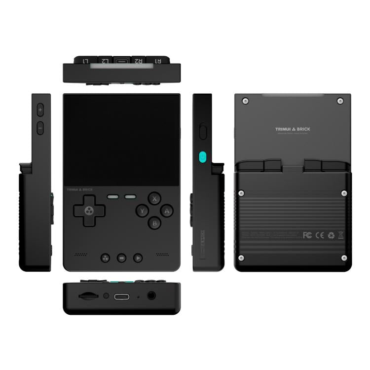 TRIMUI BRICK Open Source Pocket Console Portable Wireless Bluetooth HD Retro Arcade, Size: 256G(Red)