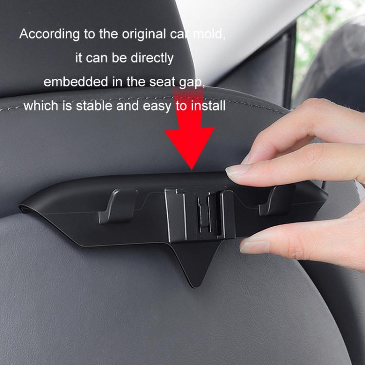 For Tesla Model 3/Y Rear Seat Hooks, Triple Hook
