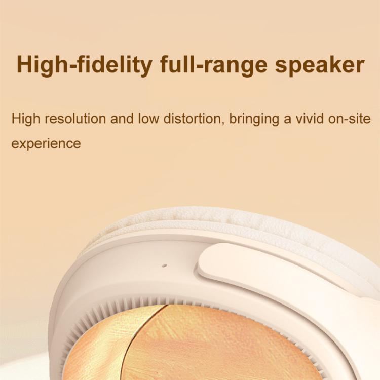 Havit H630BT Foldable Wireless Bluetooth Headset Music and Gaming Headset (Cream-color)