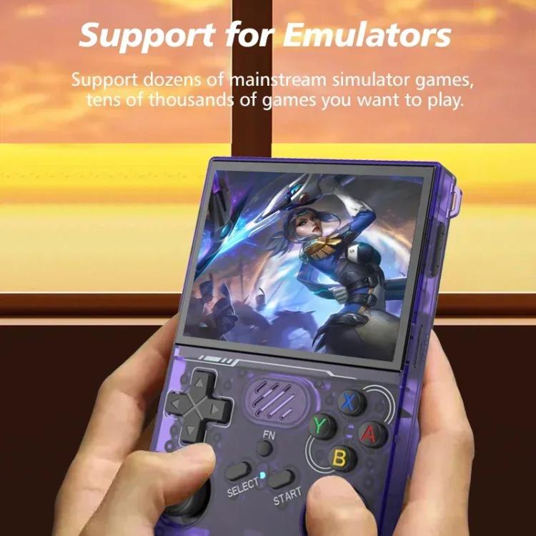 R36XX Dual-Band WiFi Handheld Game Console 3.5-Inch IPS HD Mipi Screen Open-Source Linux OS, 64G, 128G