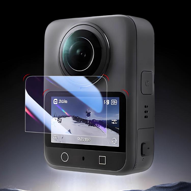 For DJI Osmo 360 Action Camera 2pcs /Pack Tempered Glass Screen Protector HD Anti-Scratch Lens Film, Screen Protector