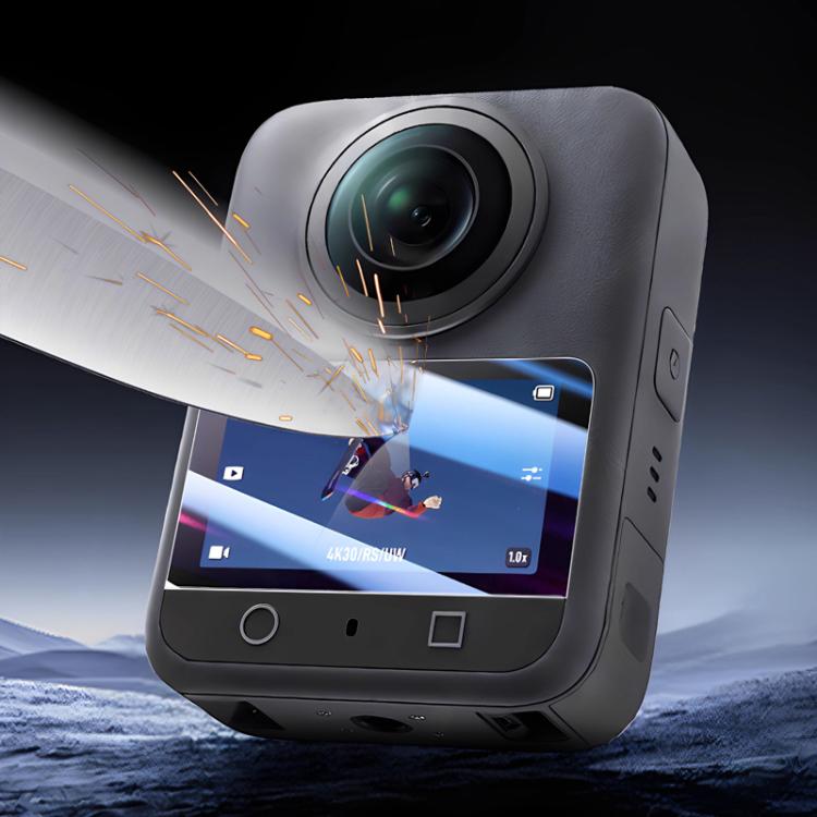 For DJI Osmo 360 Action Camera 2pcs /Pack Tempered Glass Screen Protector HD Anti-Scratch Lens Film, Screen Protector