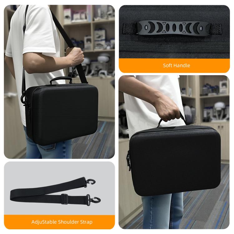 For Nintendo Switch 2 JYS All-in-One Storage Carrying Case Organizer with Shoulder Strap Fits Dock/Console/Pro Controller/Camera/Grip/Charger, JYS-NS2323