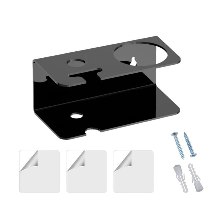 Bathroom Wall Acrylic Razor Storage Stand, 1pc, 2pcs