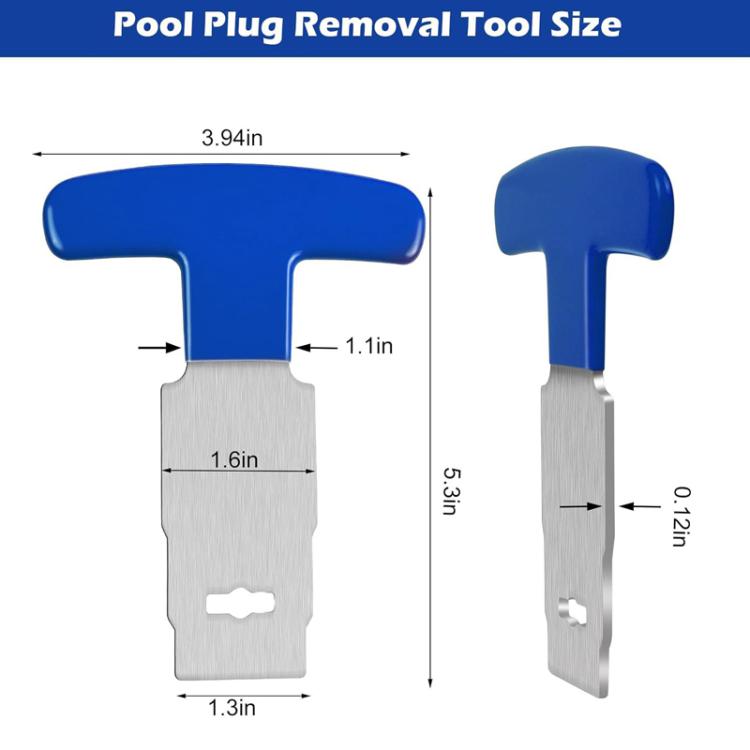 Pool Plug Removal Tool for Hayward, Blue