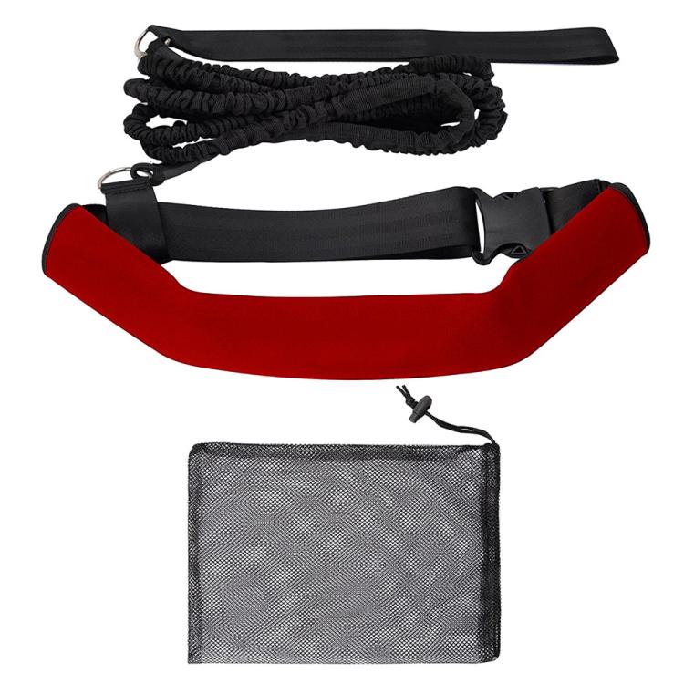 Swimming Strength Block Training Belt and Elastic Cord Set