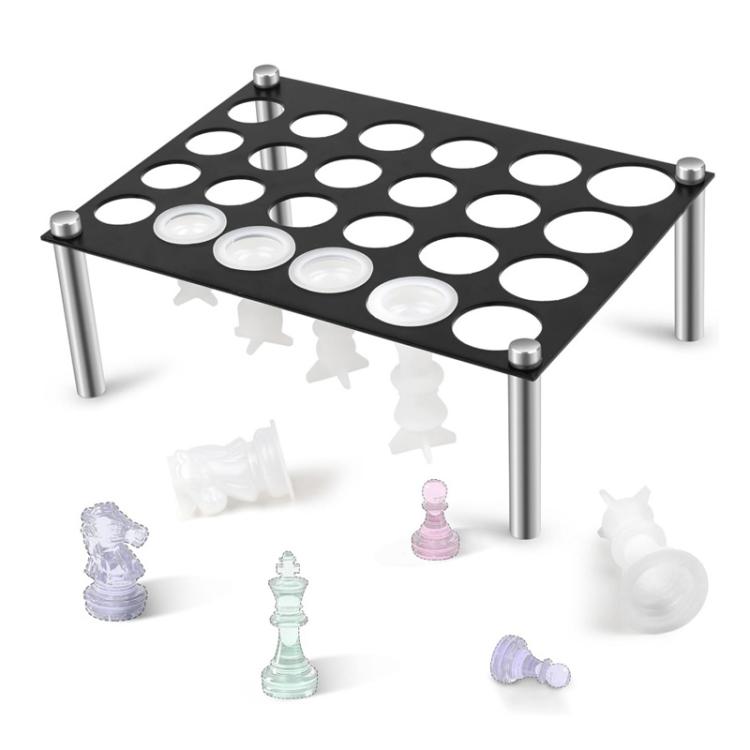 24-Hole Chess Mold Stand, YX201