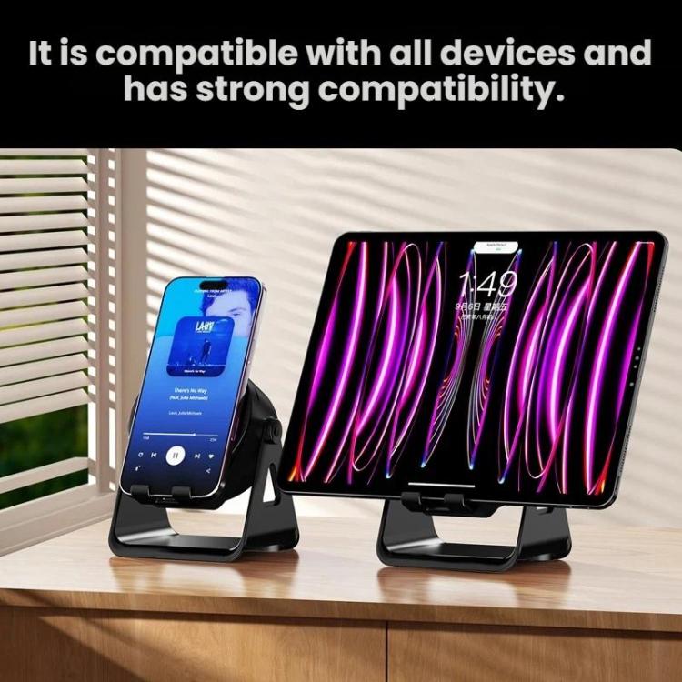 Multifunctional Wireless Sensor Speaker Rotating Phone Holder With RGB Lights