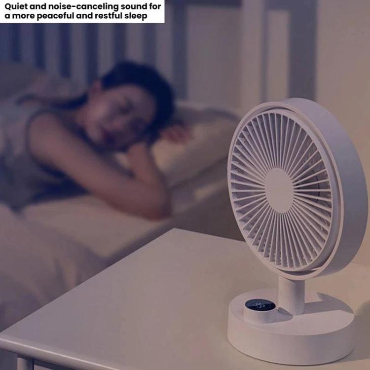 Home Multi-Function Desktop Rotating Fan Portable Office Bedroom Quiet USB Charging Fan, F4 Standard, F4 Screen Display
