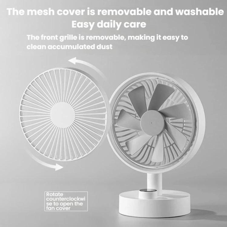 Home Multi-Function Desktop Rotating Fan Portable Office Bedroom Quiet USB Charging Fan, F4 Standard, F4 Screen Display
