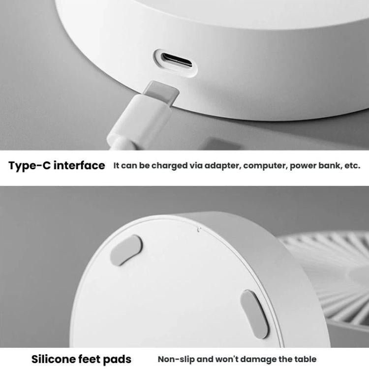 Home Multi-Function Desktop Rotating Fan Portable Office Bedroom Quiet USB Charging Fan, F4 Standard, F4 Screen Display