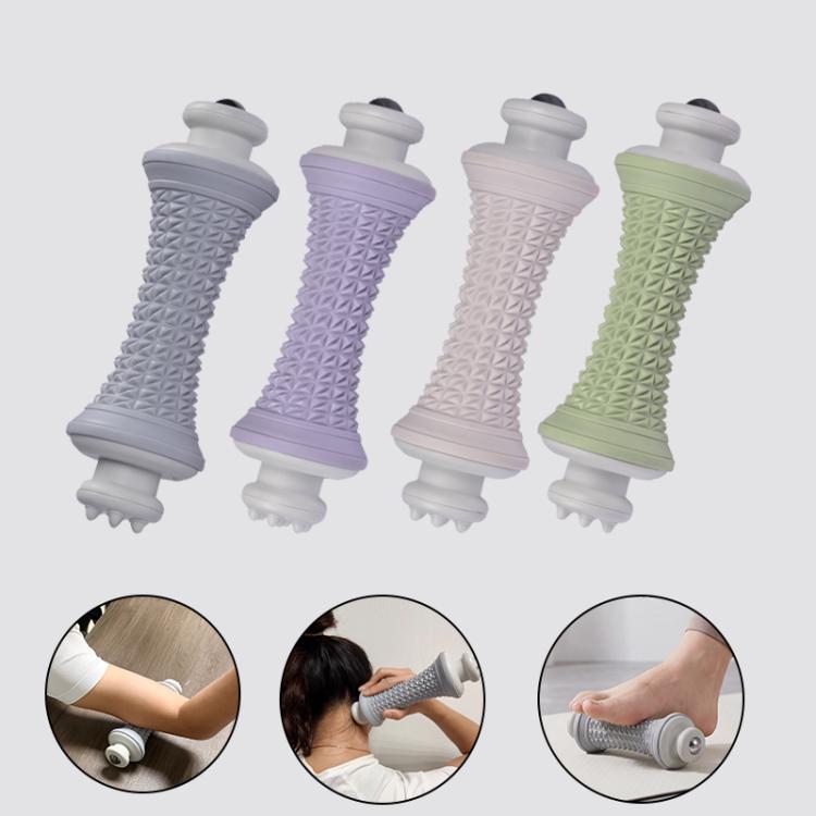 Multifunctional Massage Roller Arch Trainer Yoga Muscle Relaxation Plantar Fascia Roller Foot Massager, Pink Magnetic Bead, Green Magnetic Bead, Gray Magnetic Bead, Purple Magnetic Bead, Pink Stainless Steel Bead, Green Stainless Steel Bead...