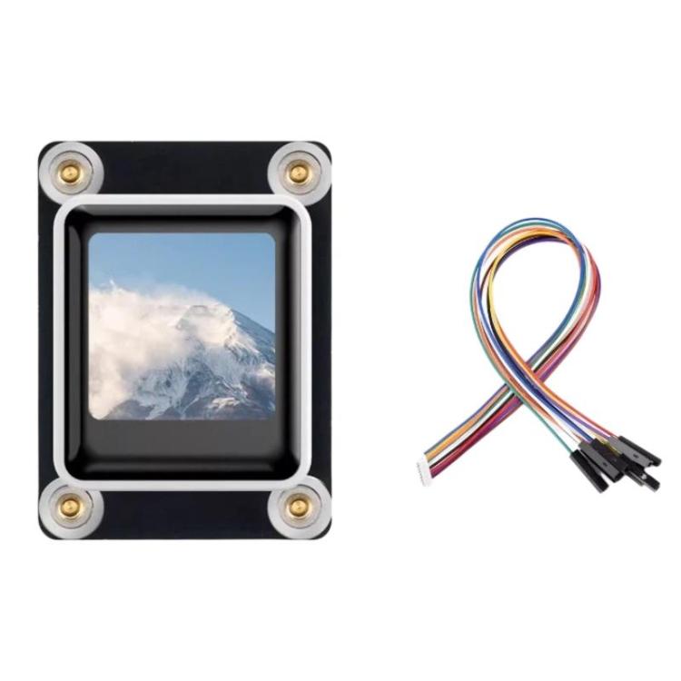 Waveshare 0.85 Inch Mechanical LCD ScreenKey, IPS Panel, 128 X 128 Resolution, 65K Color, SPI Communication Interface, Keycap White, Keycap Black, Module White, Module Black