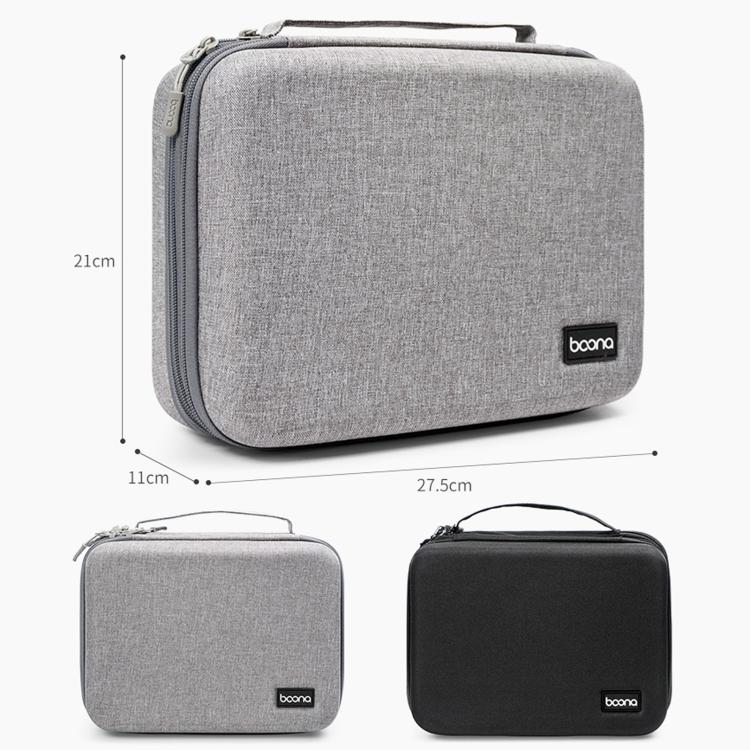 Baona BN-F029 Hard EVA Electronic Organizer Travel Case Double Layer Tech Bag