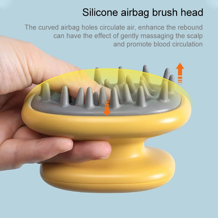Household Shampoo Comb Silicone Massage Comb Portable Head Grab Dandruff Hair Brush