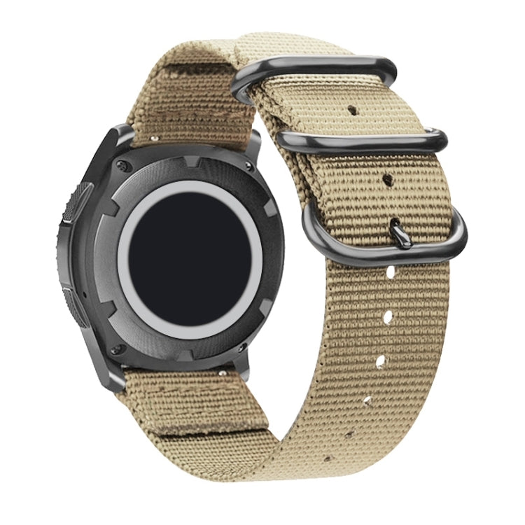 Washable Nylon Canvas Watchband, 22mm, 24mm