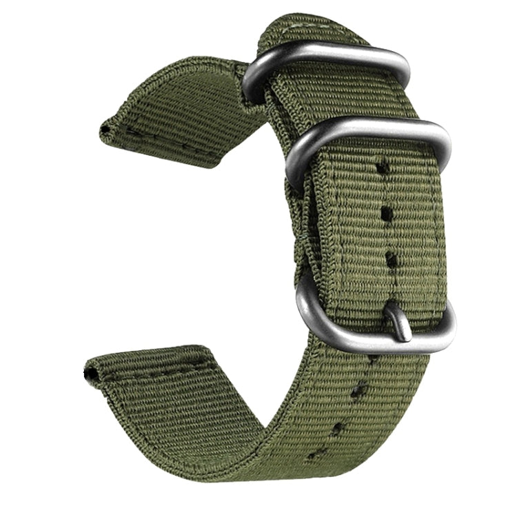Washable Nylon Canvas Watchband, 22mm, 24mm