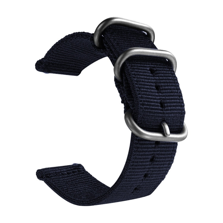 Washable Nylon Canvas Watchband, 22mm, 24mm