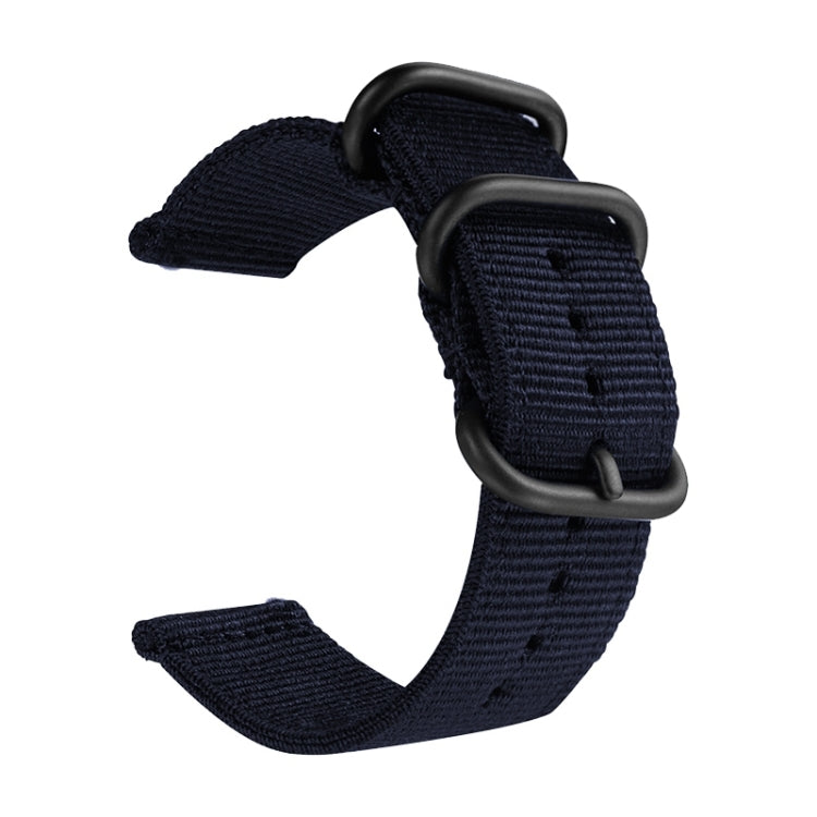 Washable Nylon Canvas Watchband, 22mm, 24mm