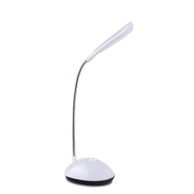 2 PCS Flexible Adjustable Portable Bedroom Reading Desk Lamp LED Night Light for Children, White, Pink, Blue, Green