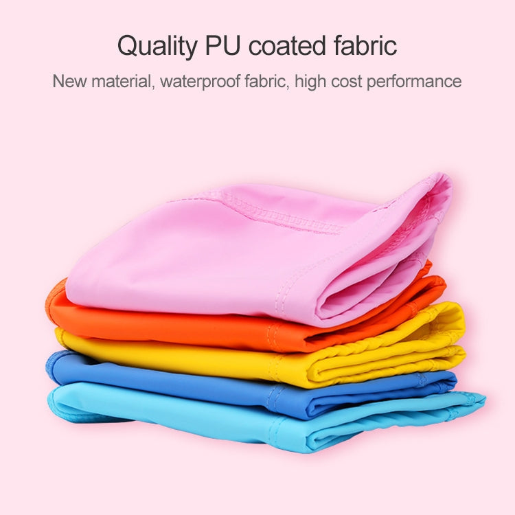 Children Waterproof Hair Care PU Coated Cute Frog Pattern Swimming Cap, Frog (Blue), Frog (Pink), Frog (Orange), Frog (Lack Blue)