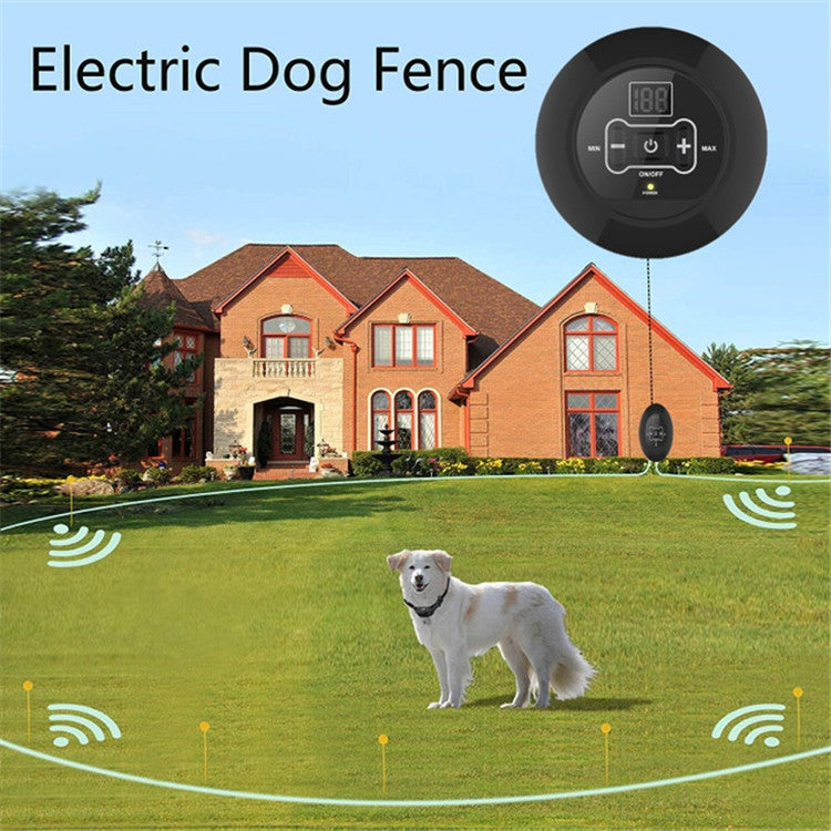 Electronic Fence Wireless Pet Training Device Bark Stop, UK Plug(1 Collar), US Plug(1 Collar), AU  Plug(1 Collar)