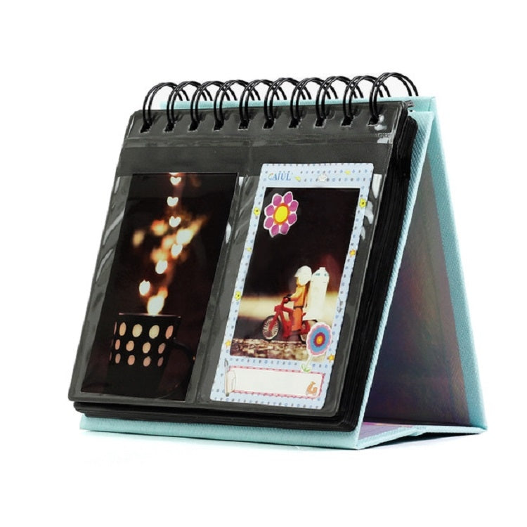 Calendar Style Desktop Standing Brand Name Folder Mini Desk 3 inch 68 Photos Album Book