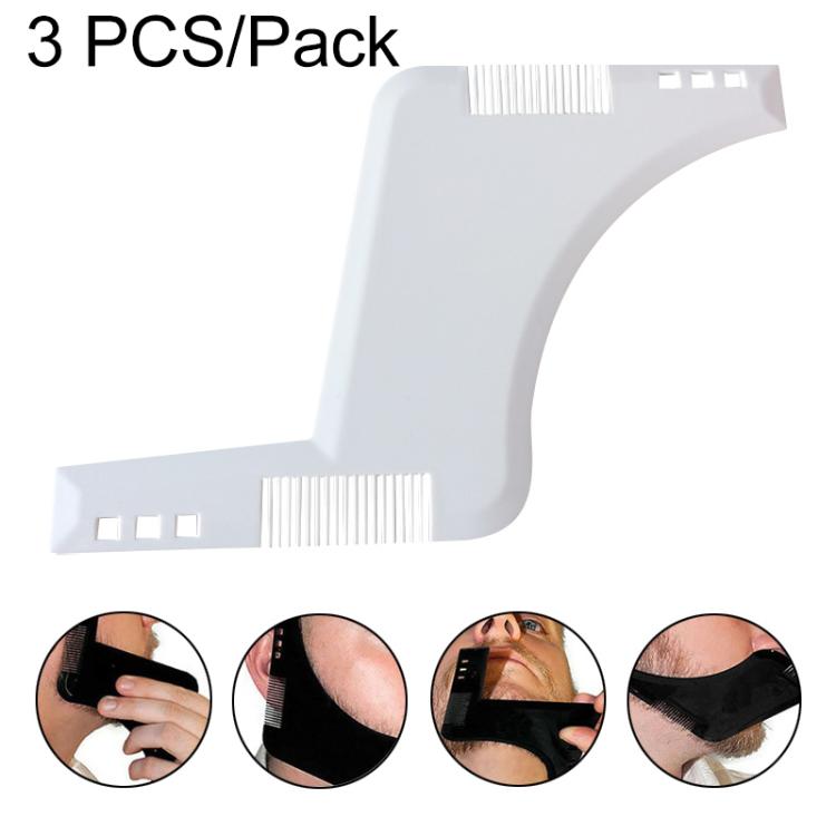 Double-sided Beard Comb Molding Template Tool Beard Shaping Styling Tool With Inbuilt Comb