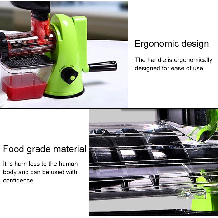 Multifunction Home Manual Juicer Apple Orange Wheatgrass Portable DIY Juicer, US, EU