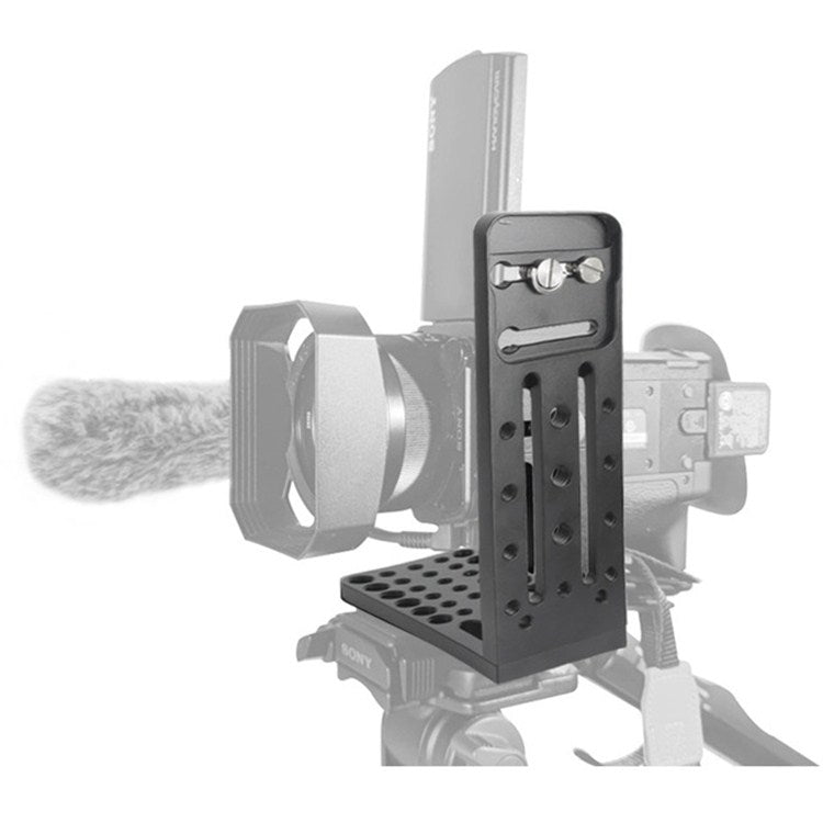 BXIN L130C Universal L-shaped Vertical Clapper SLR Tripod Hydraulic Pan/tilt Quick Release Plate Suitable For Shadow Stabilizer, BEXIN L130C