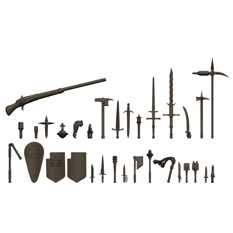 Trench Crusade - Church Weapons Sprue