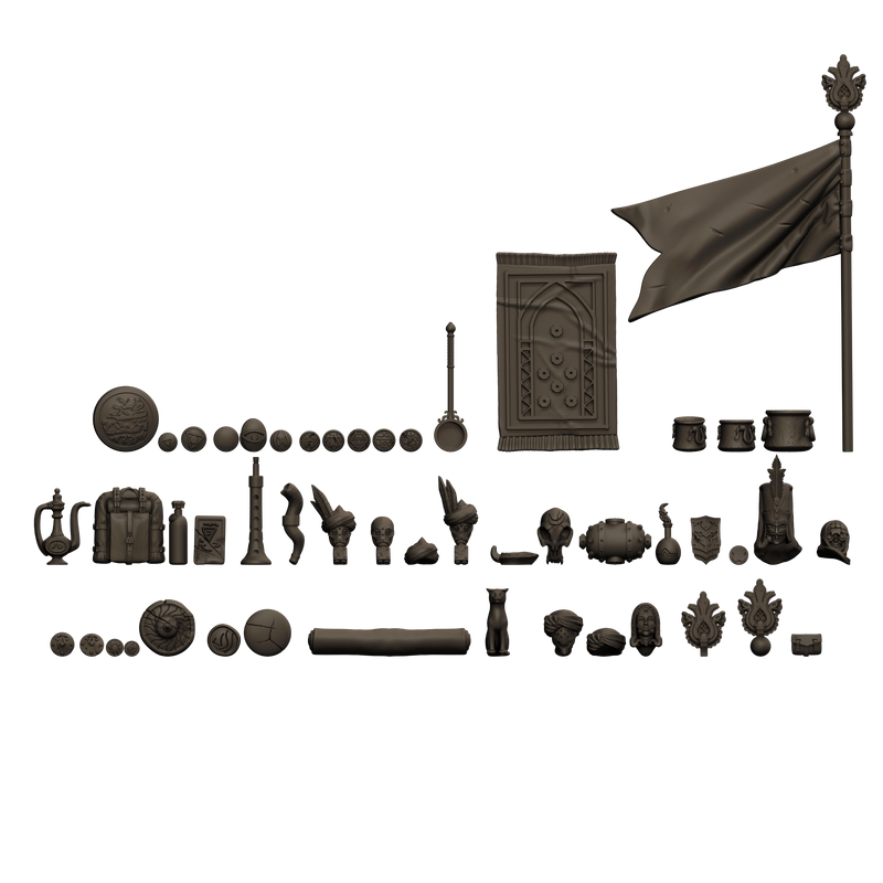 Trench Crusade - Sultanate Accessory Sprue