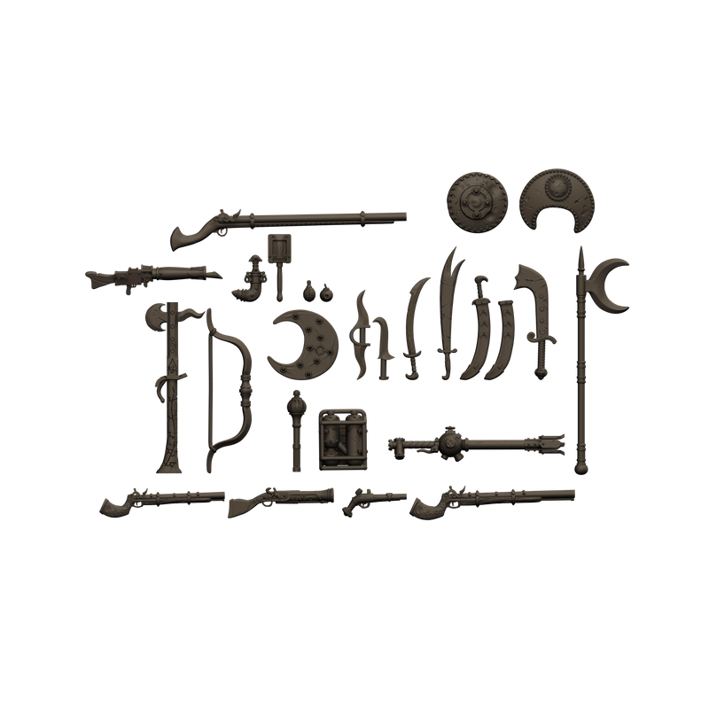 Trench Crusade - Sultanate Weapons Sprue