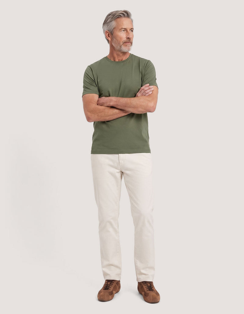 Pure Supima Cotton T-Shirt - Olive