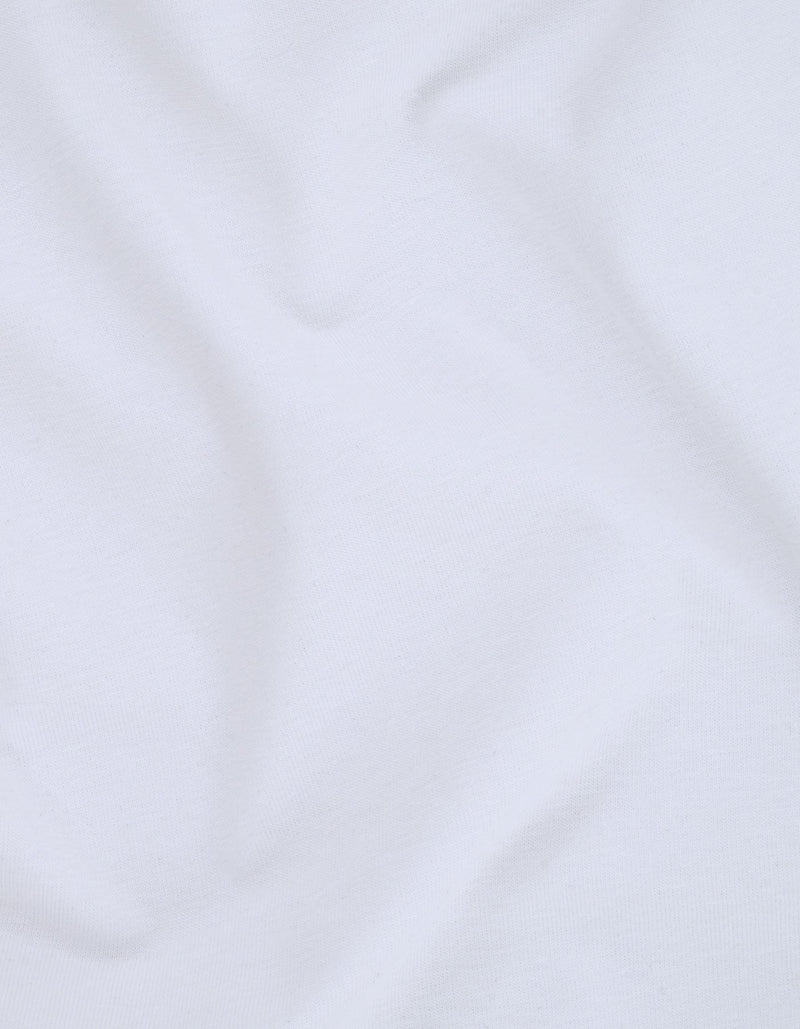 5 Pack White Essential Cotton Tees