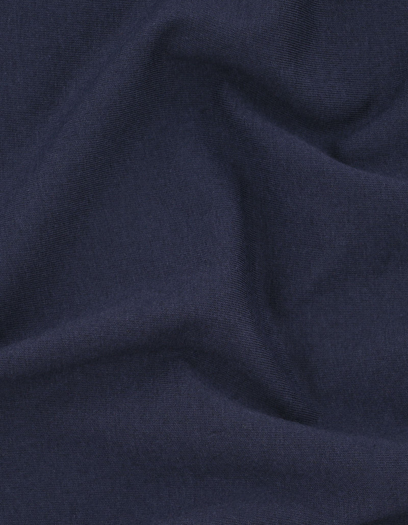 Navy Plain Cotton T-Shirt