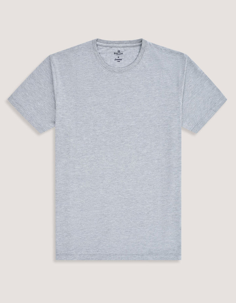 Heather Grey Plain T-Shirt