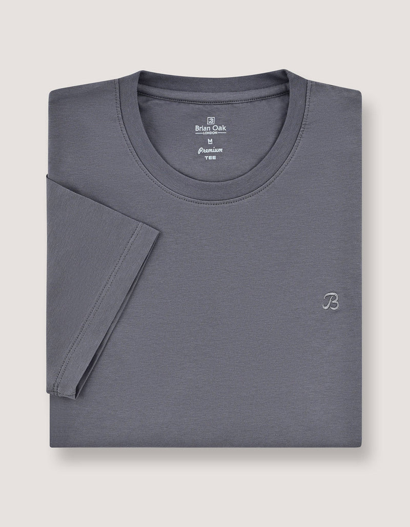 Premium Cotton Charcoal T-Shirt