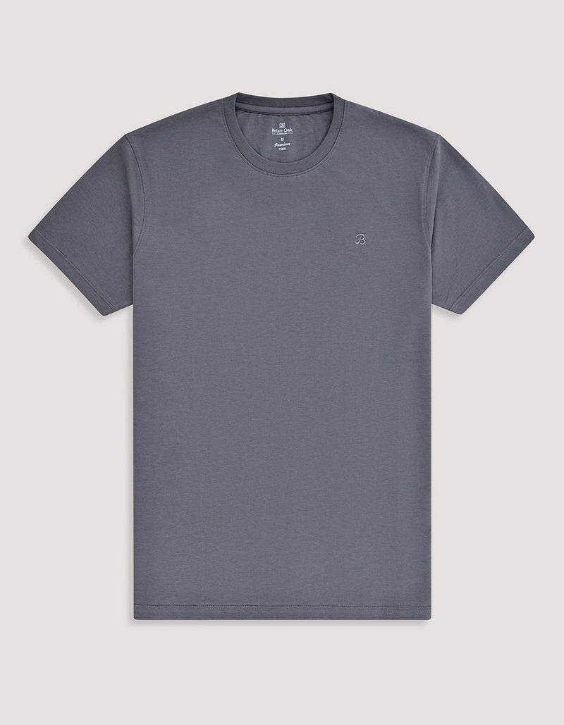 Premium Cotton Charcoal T-Shirt