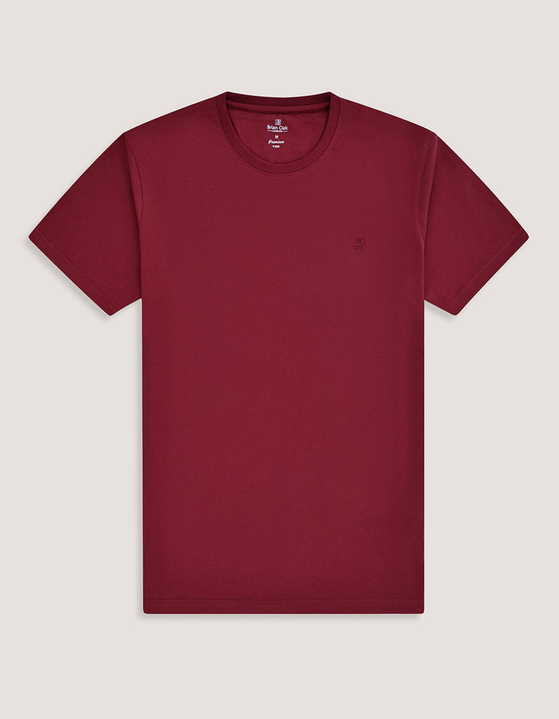 Maroon Premium Cotton Tee
