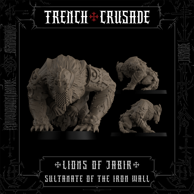 Trench Crusade - Lion of Jabir (stalking) - Iron Sultanate