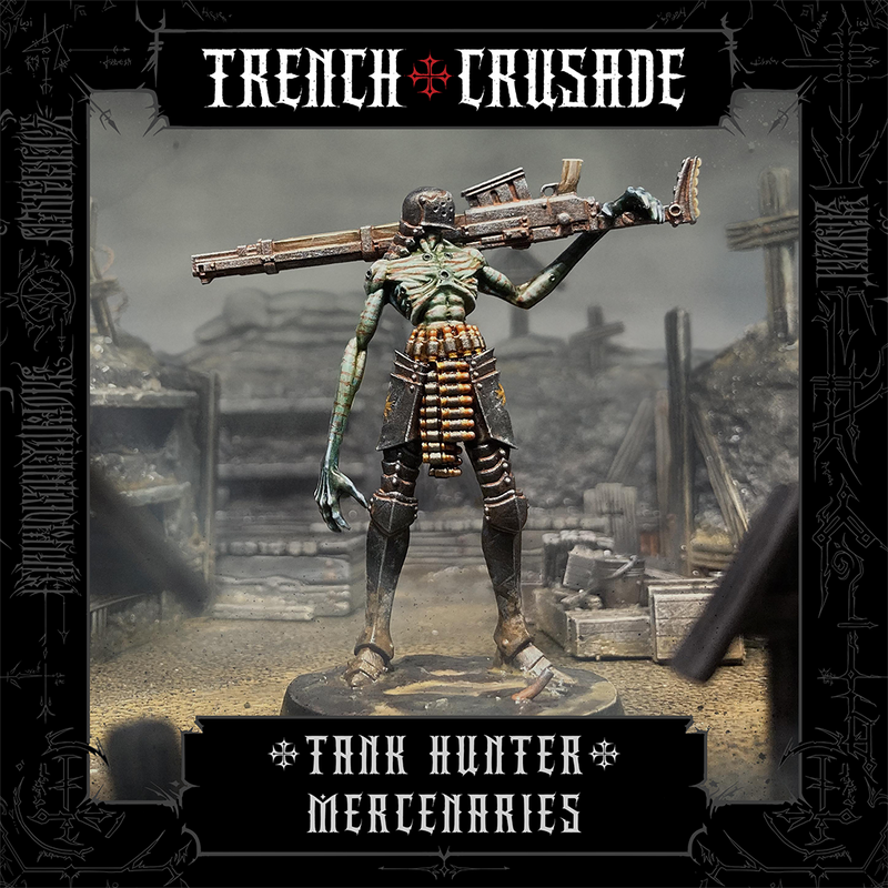 Trench Crusade - Communicant Tank Hunter (male) - Mercenaries
