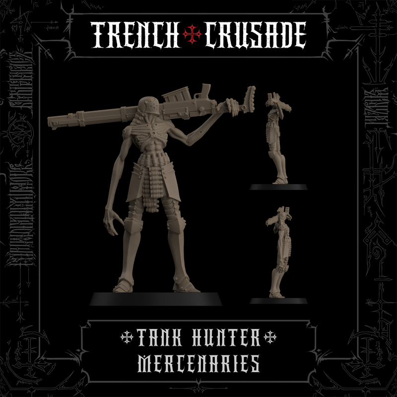 Trench Crusade - Communicant Tank Hunter (male) - Mercenaries