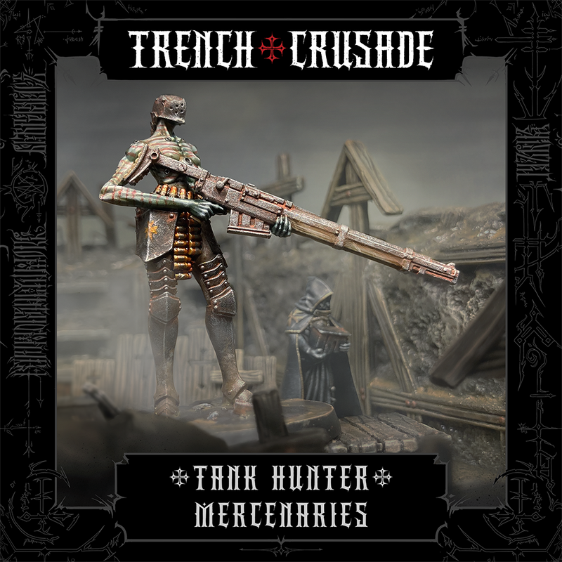 Trench Crusade - Communicant Tank Hunter (female) - Mercenaries