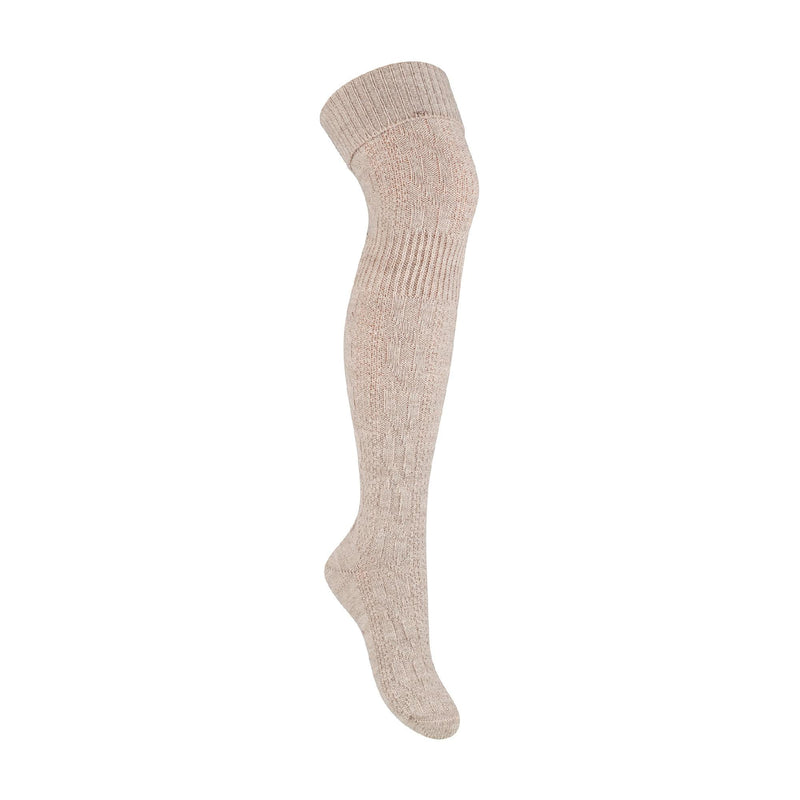 1 Pack Ladies Over The Knee Wool Socks (2 Sizes)
